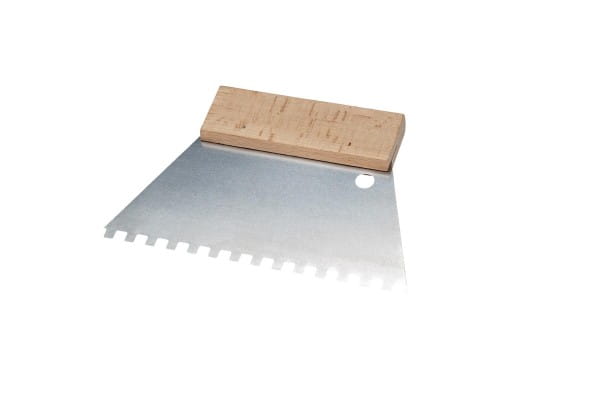 Kleberspachtel 180 mm 6x6 mm Zahnung