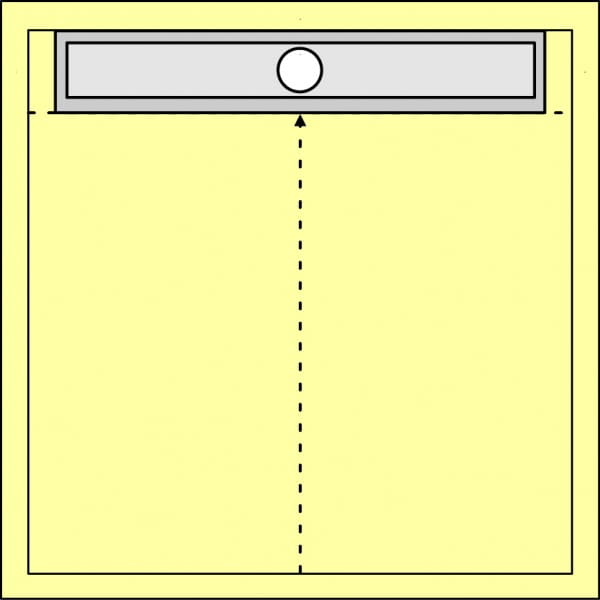 Duschboard quadratisch_1-seitig