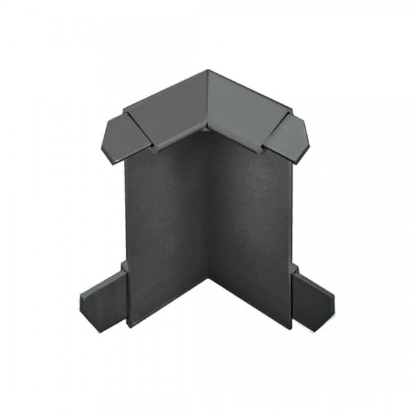 Internal corner balcony angle profile drip edge anthracite 60 mm