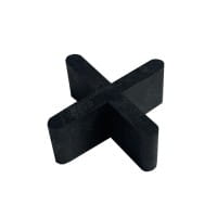 Gewrichtskruis zwart X-vorm 35x35