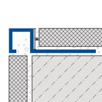 Square edge trim Drawing height