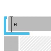 Drawing height angle profile