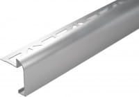 Werkbladprofiel aluminium zilver geanodiseerd