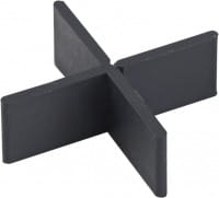 Fugenkreuz schwarz X-Form