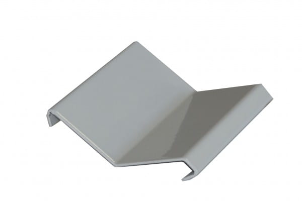 Verbindingsstuk balkonprofiel Grit + grind zilver 53 mm
