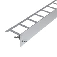 Balkonwinkel T-Form 60 mm Zeichnung
