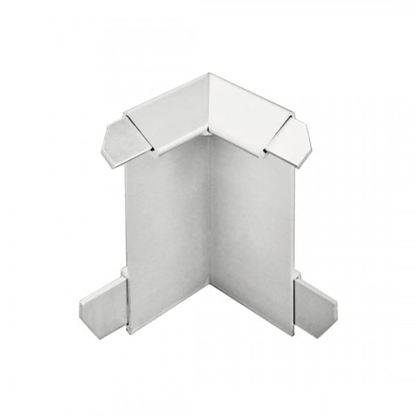 Innenecke Balkonwinkelprofil Tropfkante silber 60 mm