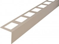 Balkonprofil L-Form Aluminium beschichtet Aluminium beige Balkonprofil L-Form Aluminium beschichtet Aluminium beige