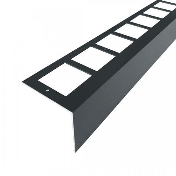 Balcony profile L-shape aluminium anthracite 55 mm